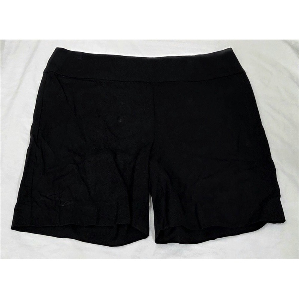 NWOT Boston Proper 14 Side Zip Shorts Black 130695